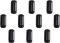 3/4" x 2" Black Painted Iron Pipe, Home TZH 10 Pack Threaded Black Paint Finish Metal Pipe Nipple for DIY Project/Furniture/Shelving Decoration(10, 2")
