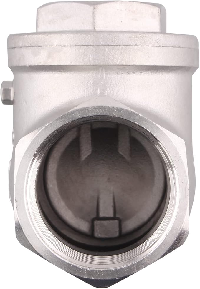 1-1/2 Inch Swing Check Valve - WOG 200 PSI Stainless Steel SS304 CF8M NPT