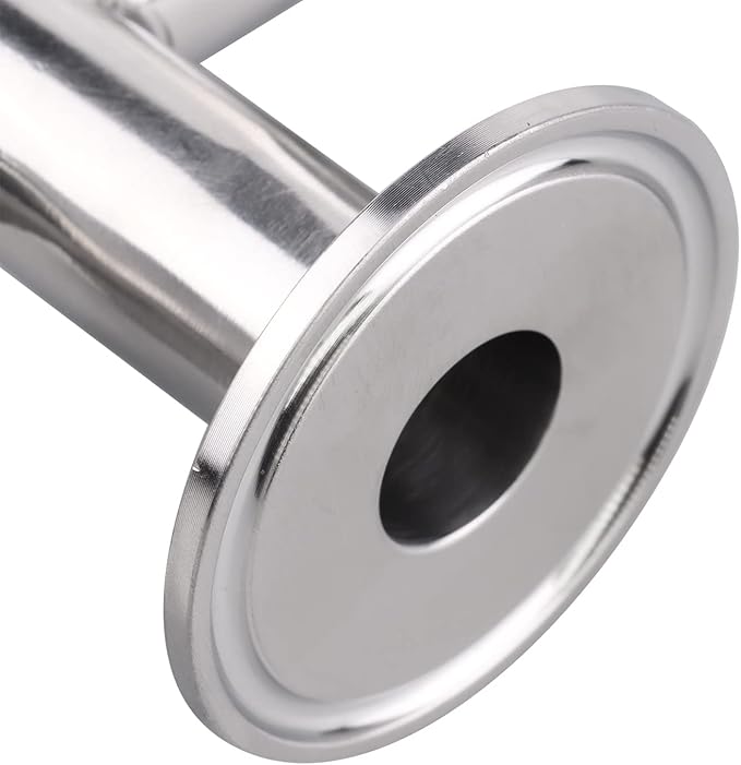 DERNORD 4 Way Cross Clamp Fits 1.5" Tri-clamp Sanitary Fitting Stainless Steel 304, 20mm Pipe OD