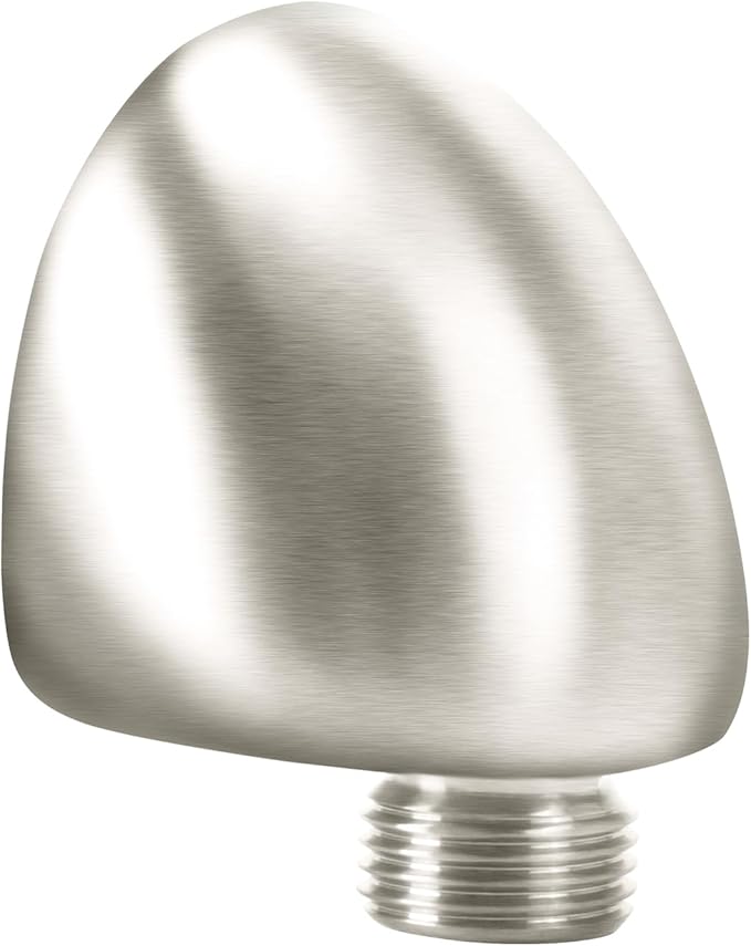 50560-SS-PR Wall Supply Elbow For Hand Shower Elbow Adapter,Water Supply Elbow For Hand Shower,Wall Supply Elbow For Hand Shower Drop Elbow.Lumicoat Stainless