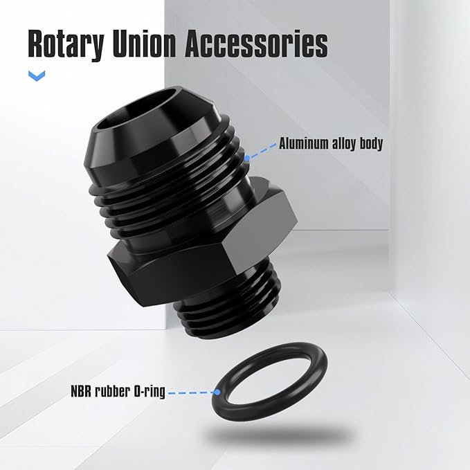 8AN Flare to AN12 ORB Male O-Ring Fitting Adapter (2PCS)