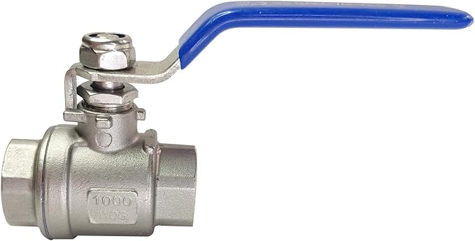 1/2" NPT Female Ball Valve 316 Stainless Steel Full Port Ball Valve WOG1000 US Stock