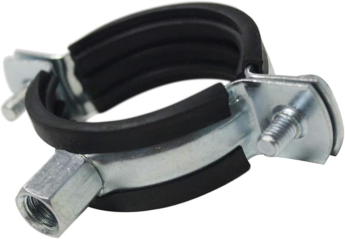 AKIHISA 10 Pack Split Ring Pipe Hanger Heavy Duty Adjustable Pipe Bracket Clamp Wall Mount Ceiling Mount Pipe Support ID 1 Inch(25mm)