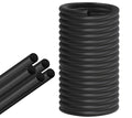 ToLanbbt Backer Rod EPDM Rubber 3/8" Diameter x 20' Length Caulk Saver Door Window Weather Stripping Seal for Concrete Filling Joints and Gaps (Black)