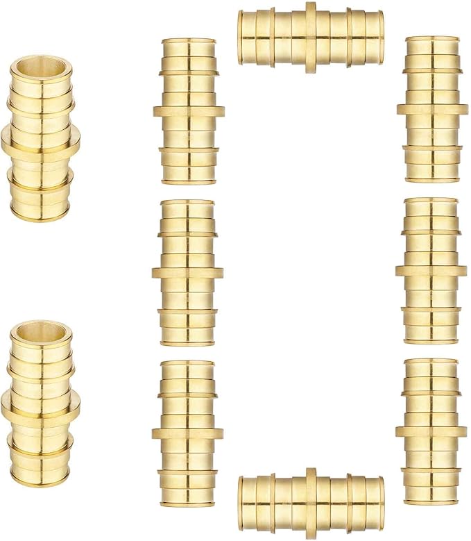 (10 Pack) Lidertik PEX- A Fittings 3/4 Inch Expansion Straight Coupling LI-EPXC3434(10 Pieces)