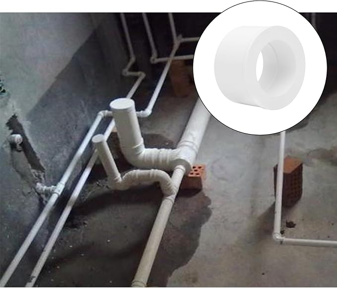3"x 2" PVC DWV Reducing Bush Adapter Pipe Fitting SCH40 PVC Reducer Bushing (Socket x Socket) PVC Pipe Reducing Bushing Fitting for Home Sewer Plumbing