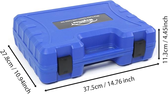 Turbo System Leakage Tester Kit, Turbo Pressure Leakage Tester for Cooling Emissions Exhaust Pipes, 9-Piece Turbo Boost Leak Tester Set with Stepped Adapters 1-3/8" to 3-1/2"