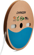 Chanzon 2:1 Ratio - 80Ft Roll - 5/32" (4mm) Heat Shrink Tubing 2:1(25M Total Length) Clear/Transparent Polyolefin Sleeving Wrap Shrinking 2 to 1 1pcs