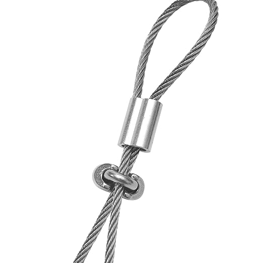 1/16"(1.5mm) Aluminum Crimping Loop Sleeve, Wire Rope Stop Sleeve, Double Crimp Sleeve Cable Ferrule for Wire Rope and Cable 150PCS (1/16"(1.5MM))