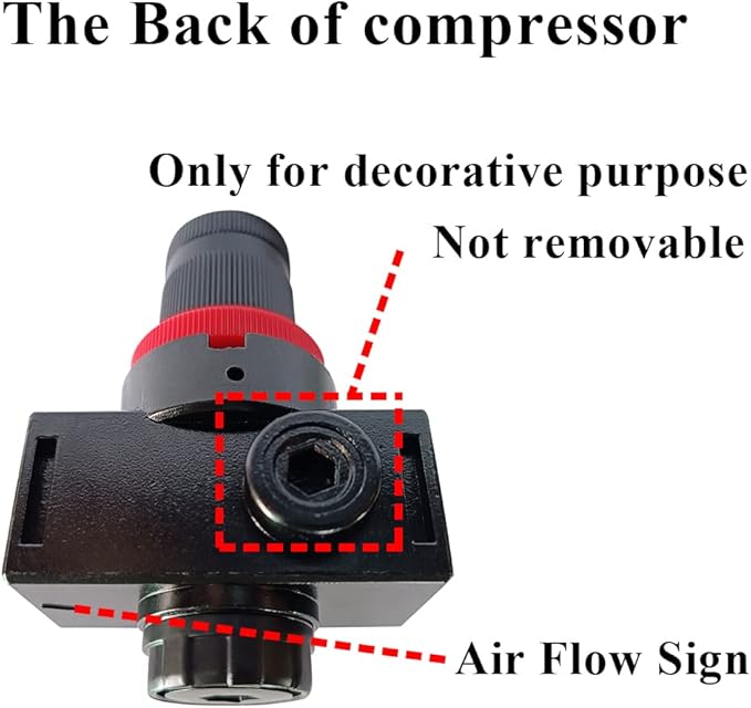 Beduan BR4000 Air Compressor Regulator Combo 1/2" NPT,Manual Drain with Bracket, Gauge