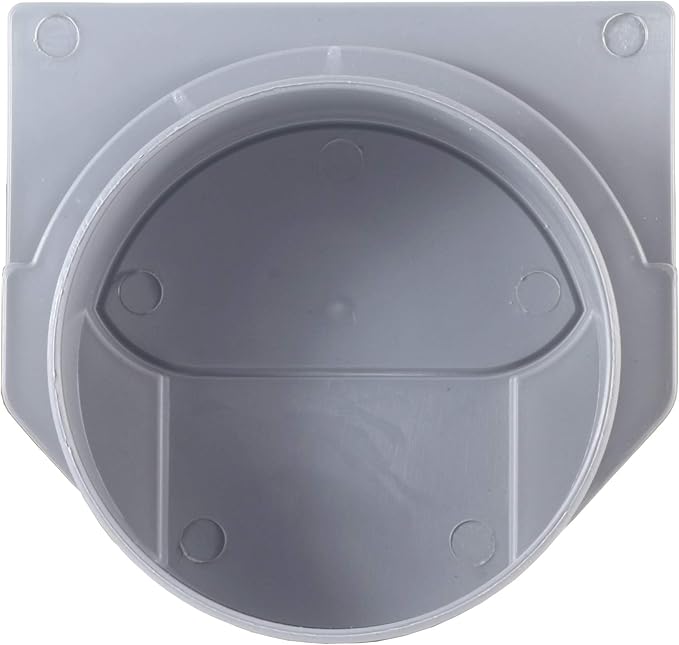 URA WATER - End Outlet Connector for Gray Plastic Drain UA-100 Series
