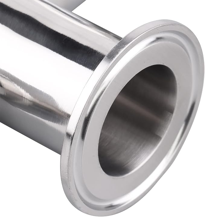 DERNORD 4 Way Cross Clamp Fits 1.5" Tri-clamp Sanitary Fitting Stainless Steel 304, 32mm Pipe OD