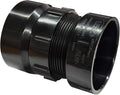 Lesso 1 1/2''ABS Union 1-1/2-Inch X 1-1/2-Inch Hub Union,Black 1.5 Inch