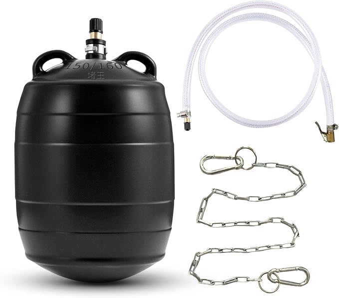 Test-Ball Pipeline Plugging Air Bag,Sewer Test Plug，Water Shut Off Airbag, Rubber Plumbing Balloon，Inflatable Pipe Test Plug，Used for Drainage Pipe, Sewage Pipe Temporary Water Blocking (6 Inchs)
