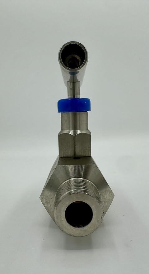 SS316 High Pressure Needle Valve, 1/2 NPT, NACE Compliant, Stainless Steel MXF (6000 PSI)