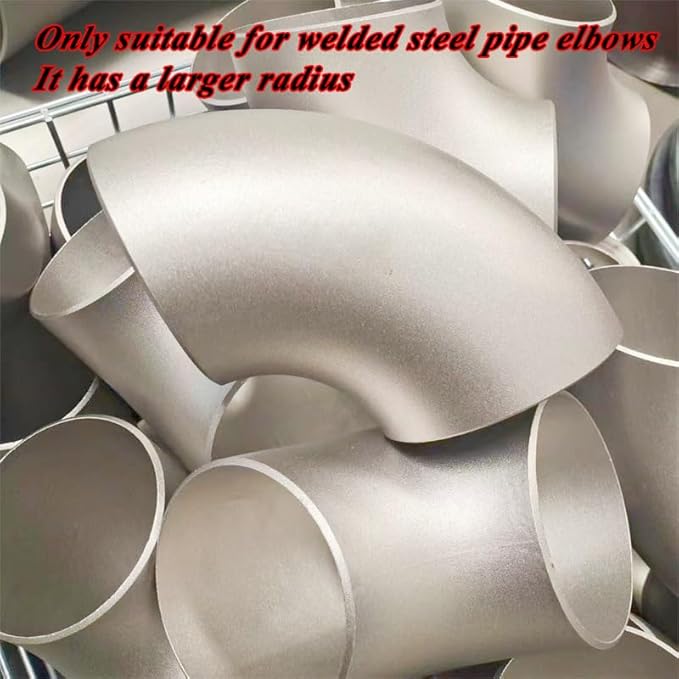 Pipe Repair Clamp For 3 Inch Welded Steel Pipe Elbow(Outer Diameter of the Pipe and Elbow are about 3.5 inch),90 Degree Elbow Leak Sealer,Long Radius,Only Suitable for Welded Steel Pipes