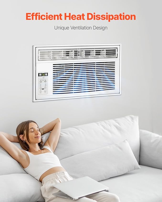 VEVOR Air Conditioner Wall Sleeve, 26 in Through The Wall Air Conditioner Sleeve, Wall Sleeve, Compatible with Most Brands of Through The Wall AC, Durable and Weather-Resistant Insulation Accessories