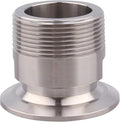DERNORD 2''Tri clamp Adapter to 1.5 inch MNPT Thread Ferrule Sanitary Pipe Fitting