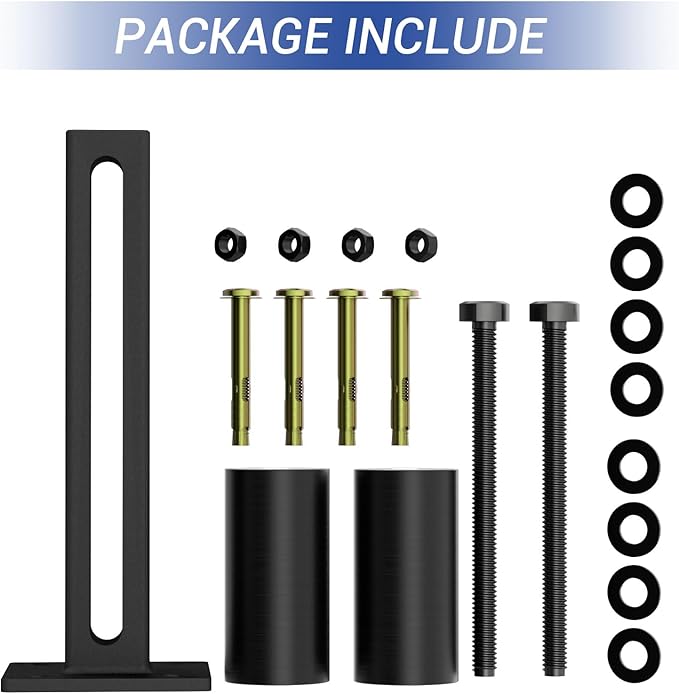 Adjustable Slide Gate Guide Roller,Heavy Duty 4" Thickening Sliding Gate Support Assembly, Iron Gate Guide Wheel Pulley, Adjustable Up to 5.7" for Sliding Rolling Gates