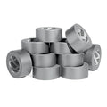 Lockport Duct Tape Heavy Duty Waterproof - 10 Roll Pack Silver Duct Tape Bulk - 30 Yards x 2 Inch - No Residue, Flexible, Strong, All- Weather Resistant and Easy Tear - Grey Heavy Duty