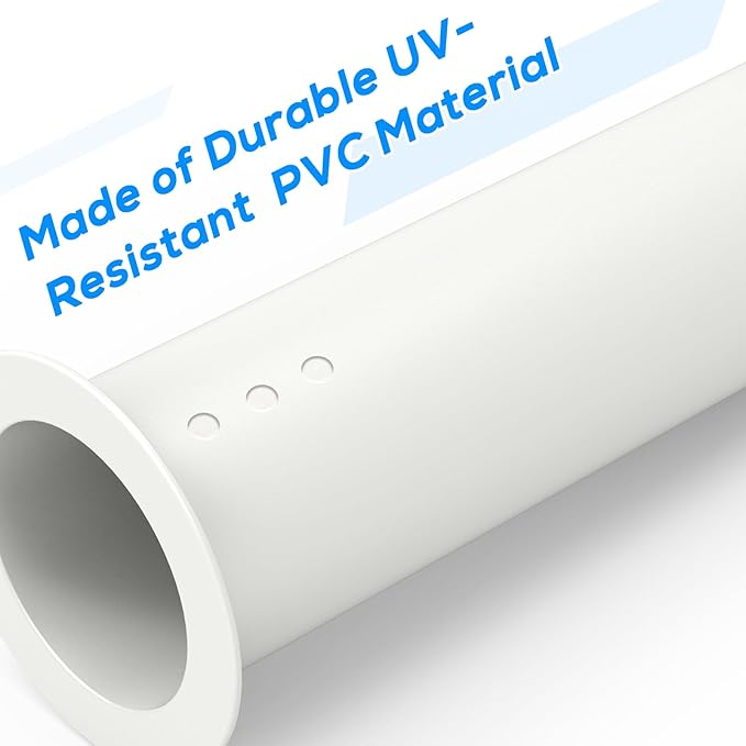 Mini Split Cover Wall Sleeve for Air Conditioner Line Set Covers with air Conditioning Filter Cotton for Outside Units AC Sleeve Through The Wall Pipe Accessories (11 inches Length)