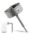6" Concrete Hole Saw,152mm Masonry Hole Saw, with 220mm SDS Plus Shank Connecting Rod for Concrete Brick Cement Stone Wall Drilling Home Improvement (152mm | 6")