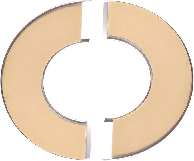uxcell Wall Split Flange, Stainless Steel Round Escutcheon Plate for 50mm Diameter Pipe 4Pcs