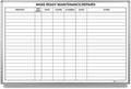 Make Ready Maintenance/Repairs Whiteboard 60" x 40"