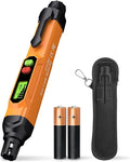 Gas Leak Detector; VITITE Propane and Natural Gas Detector; Mini Portable Gas Alarm to Locate Combustible Gas Leak Sources for Home and RV (Includes 2 Batteries & Carrying Pouch) - Orange