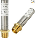 2-Pack EFIELD MH-131, 1/2-Inch MIP Thread Stainless Steel Water Hammer Arrestor For Potable Water Plumbing Application,(HAMMER006-2PCS)