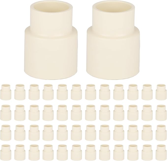 (50 Pieces) EFIELD 1" x 3/4" CPVC Pipe Fittings, Slip x Slip (Socket) Coupling, For Hot and Cold Water Plumbing,(CPVC029-10-50PCS)