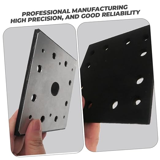 8holes Sanding Backing Plate Square Replacement Pad for Electric Easy to Install Compatible Enhances Sander Performance