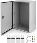 Electrical Box, 24 x 16 x 12'' NEMA 4X Steel Electrical Box, IP66 Waterproof & Dustproof, Outdoor/Indoor Electrical Junction Box, Lockable Junction Box