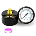 0-150PSI Well Pump Pressure Gauge 2" Dial Size, 1/8" NPT Back Mount, 3-2-3% Accuracy, for Tube, Water Pump, Gas, Liquid, Pressure Test