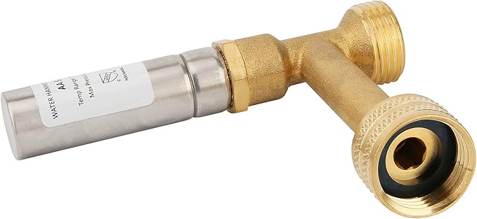 Solimeta Water Hammer Arrestor 3/4"GHT Thread for Washing Machine, Toilet, Air Hammer Arrestor, 2 Pcs