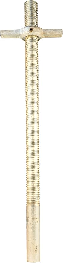 Ellis Manufacturing Co. 10K Leg Shore Frame Leveling Screw Jack, Heavy-Duty 3/8" Base, 30" Thread, Forged Wing Nut, 1-7/8" Acme Screw, Anti-Corrosive, 36"
