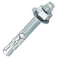 1/2" Wedge Anchors Zinc Plated Heavy Duty Fastener for Concrete (24, 1/2" x 3-3/4")