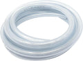 Gloxco Clear Braided PVC Tubing, Food Grade, Heavy Duty Reinforced Hose, 3/4" ID, 25 Ft Length