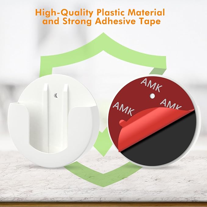 2 Pack Adhesive Wall Mount for Indoor Cam(1st Gen and 2nd Gen), Two Ways Easy Installation with Strong Tape and Screws, No Drilling, No Screws, Convenient and Practical Mount by ALERTCAM