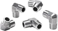 90 Degree Street Elbow - 1/2" NPT Male to 1/2" NPT Male Stainless Steel 304 Heavy Duty Forged Barstock Street Elbow Adapter Pipe Fitting (pack of 5)