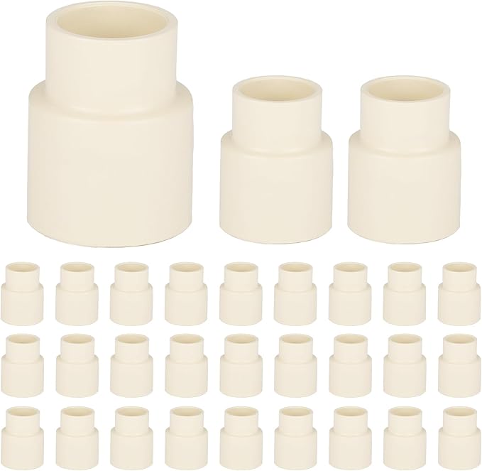 (30 Pieces) EFIELD 1" x 3/4" CPVC Pipe Fittings, Slip x Slip (Socket) Coupling, For Hot and Cold Water Plumbing,(CPVC029-10-30PCS)