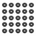 HARFINGTON 50pcs Nitrile Rubber O-Rings 5mm OD 1mm ID 2mm Width Metric Buna-N NBR Sealing Gasket Plumbing Sealing Repair O Rings for Car Auto Vehicle Repair Faucet Air Gas