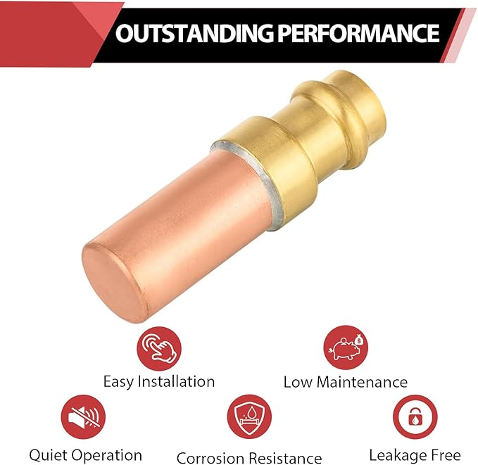 EFIELD 1/2-Inch Copper Press Connection, Copper Water Hammer Arrestor, MH-360,(HAMMER061)