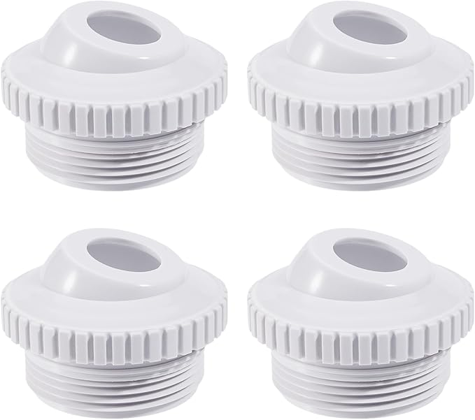 hongbo 4Pcs Pool Jet Nozzles for Hayward SP1419D, 3/4" Adjustable Opening Rotating Eyeball, Directional Flow Eyeball Inlet Jet with 1-1/2 Inch MIP Thread, Swimming Pool Return Jet Bathtub spa Jet