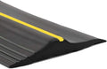 20Ft/6M Universal Garage Threshold Seal Strip, Garage Door Bottom Weatherproof Strip Rubber DIY Weather Stripping Replacement, Not Include Sealant/Adhesive (Black-Yellow Line)