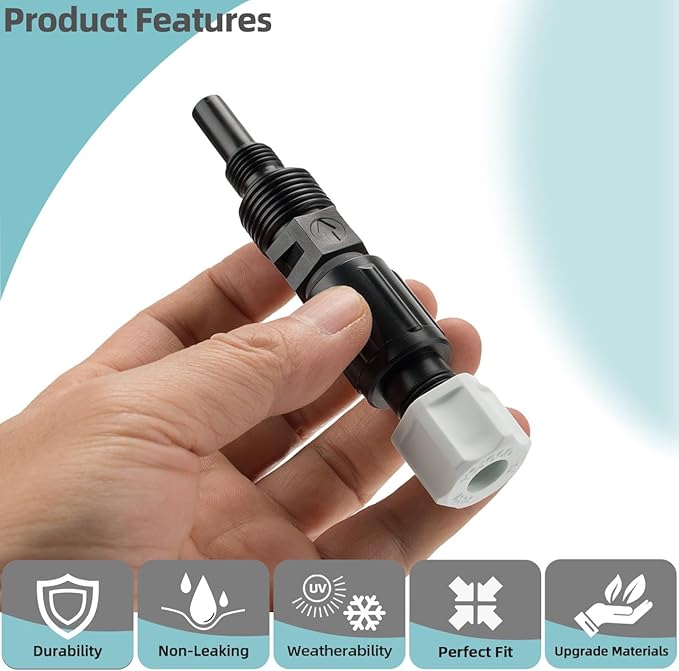 3/8-Inch UCINJ38 Injection Check Valve Compatible with Most Pumps 45, 85, 100 & 170 Series, Classic Series, Single Head, S420, S128, S10P, VX, SV, S Series Peristaltic Pump Parts