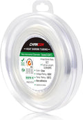 Chanzon 2:1 Ratio 1/24" (1mm) Heat Shrink Tubing 8Ft Roll (2.5M Total Length) Clear/Transparent Polyolefin Sleeving Wrap Shrinking 2 to 1 1pcs