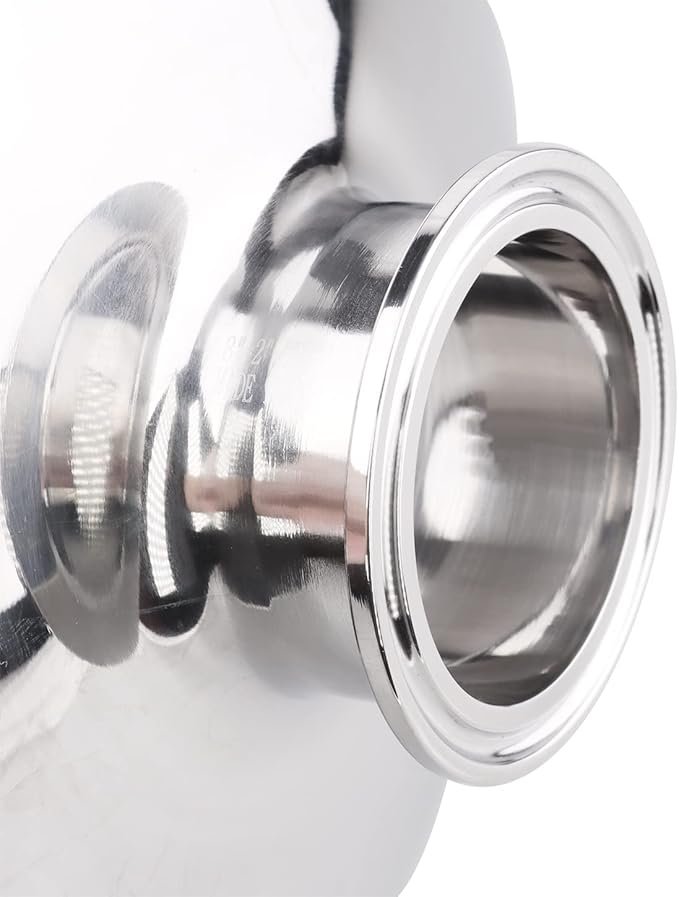 DERNORD Tri Clamp Bowl Reducer Sanitary Fitting Stainless Steel 304 (Tri Clamp Size: 8 inch x 2 inch)