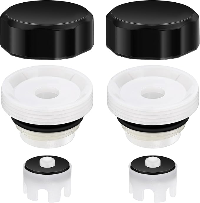 2 Set Vacuum Breaker Kit Replacement Valves Black Replacement Fit Traditional Anti Siphon Frost free Sillcock Valves Vacuum Breaker Outside Faucet Repair Kit
