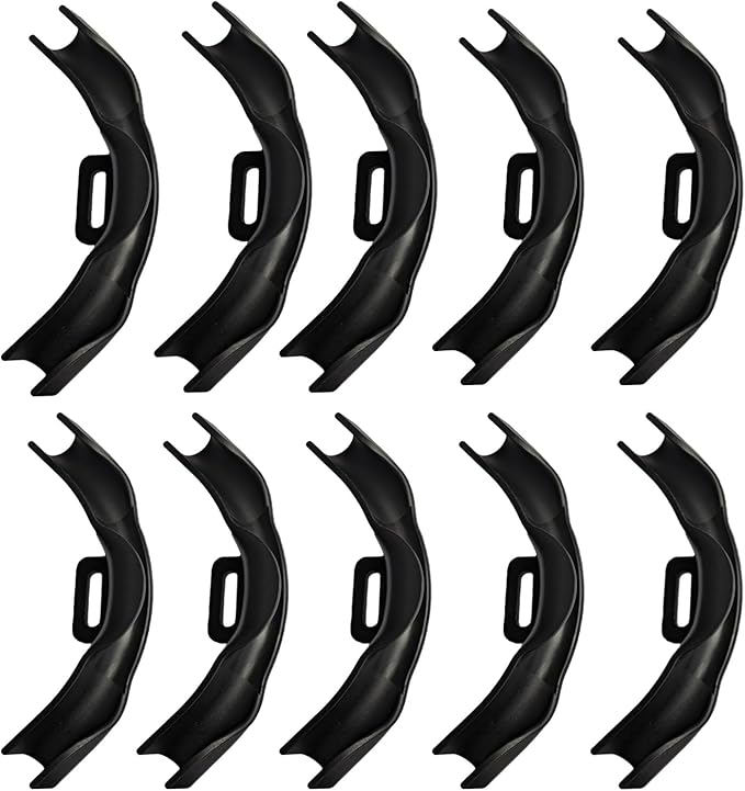 XFITTING 3/8 inch - 1/2 inch Pex Tubing Bend Support With Nail Tab, Tubing Pipe Hanger With Ear 30-4-6=100X, 100 Pieces